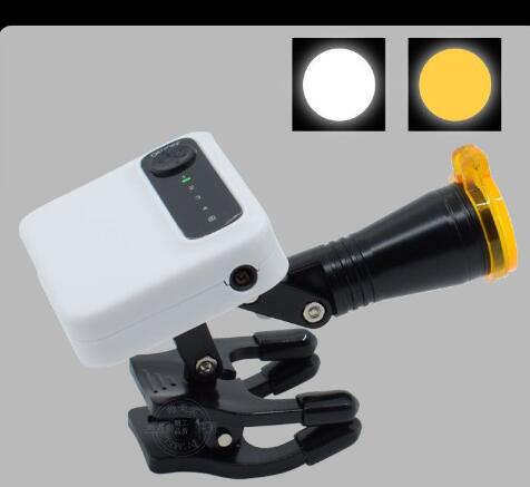 Dental headlamp Magnifying lens lamp Medical LED wireless clip headlamp for oral plastic surgery headlamp image