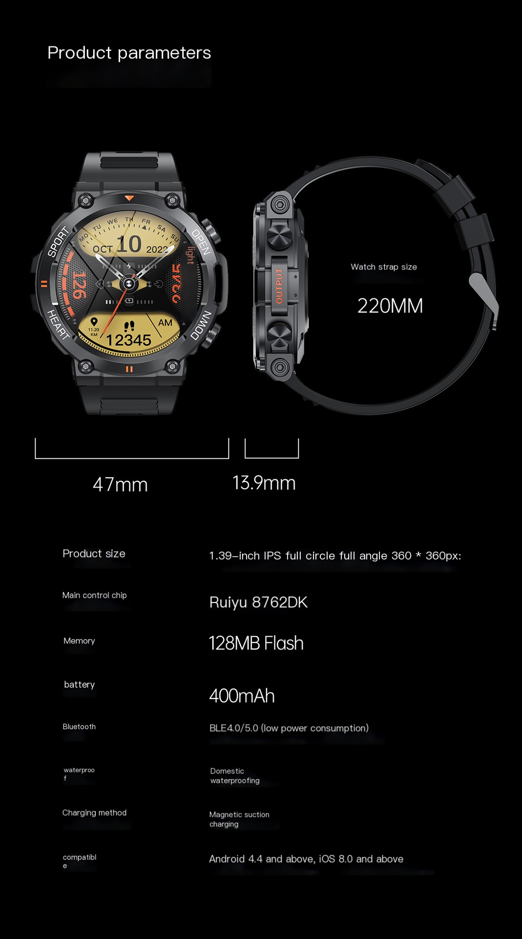 K56PRO Smartwatch Image 1