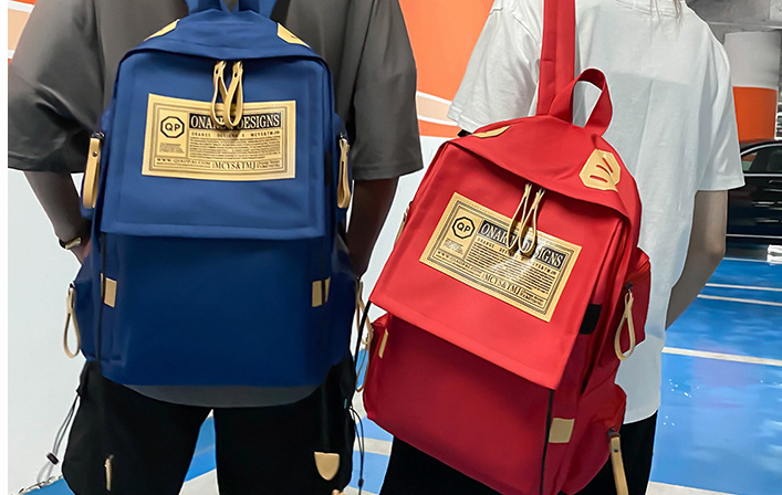 Couple's Canvas Backpack Image 2