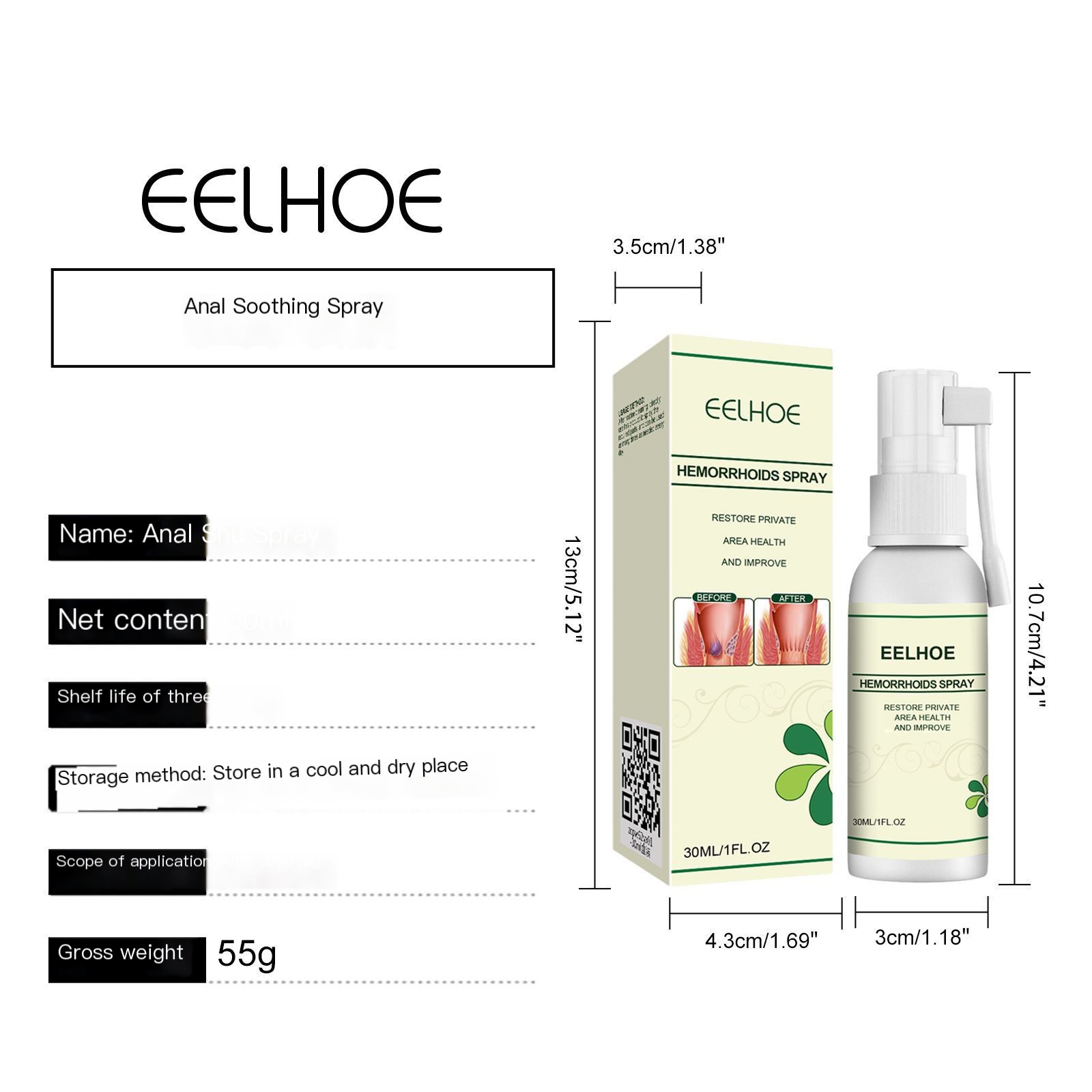 EELHOE Anal Comfort Spray