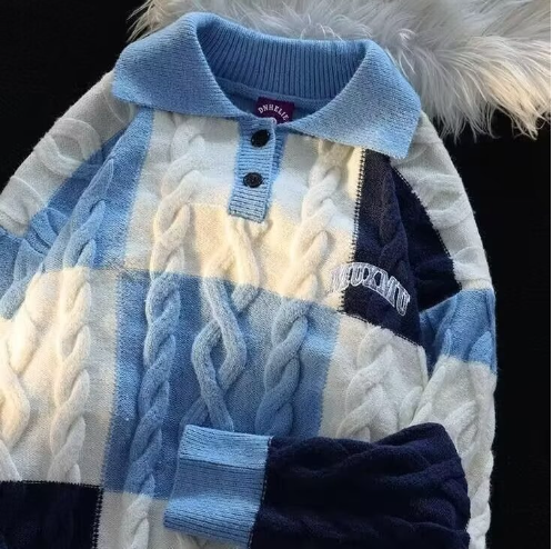 Vintage Quadriculado Sweater Image 3