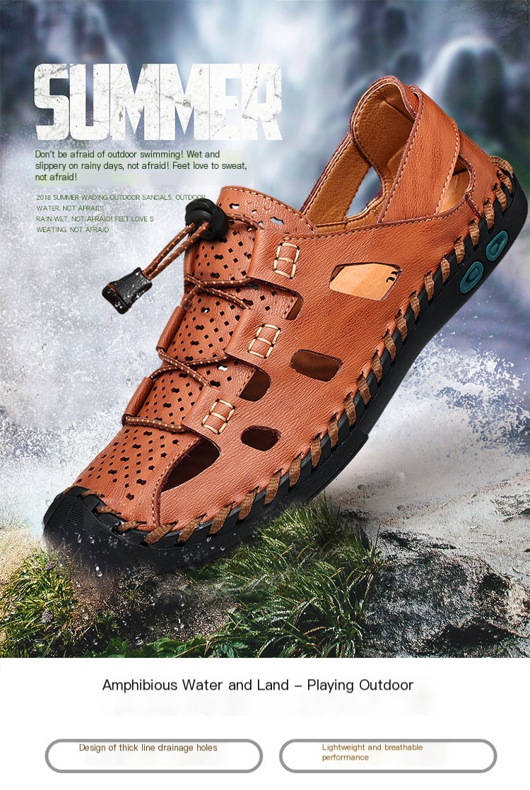 Genuine Leather Sandals 1