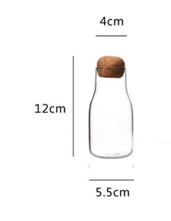 Cork Glass Bottle Image 7