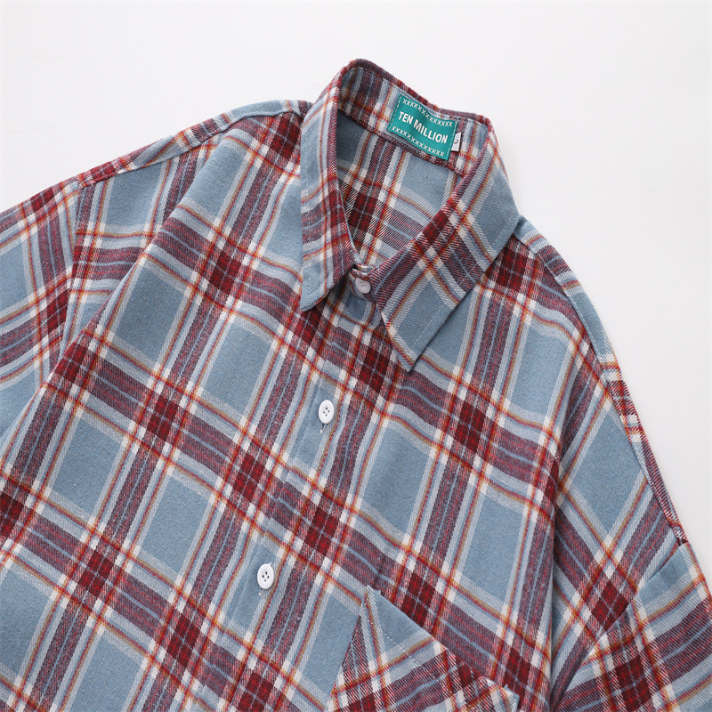 INF Men's Fashion Plaid Shirt 5