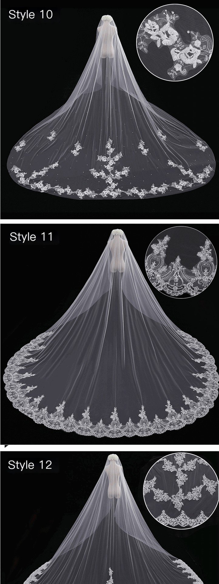 Voile de mariée Style 1