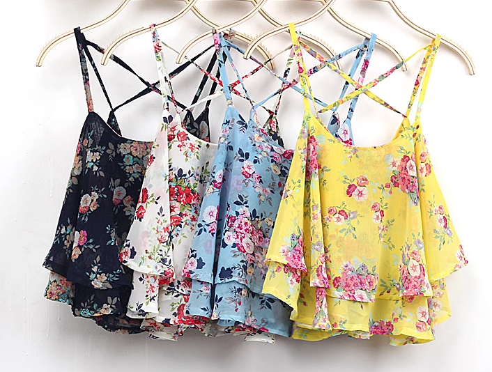 Retro Floral Cami Top 2