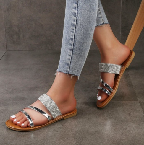 Rhinestone Slippers 1