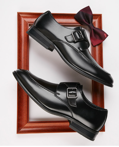 Formal Men's Square Toe Shoes - Image 2