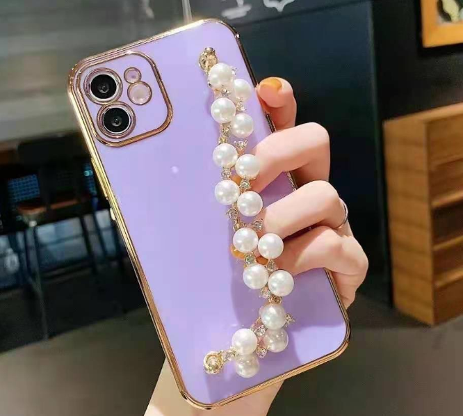 Rhinestone Pearl Bracelet Image 6