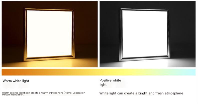 Integrated ceiling light led panel light 600x 600 office mineral wool aluminum gusset gypsum board embedded panel light