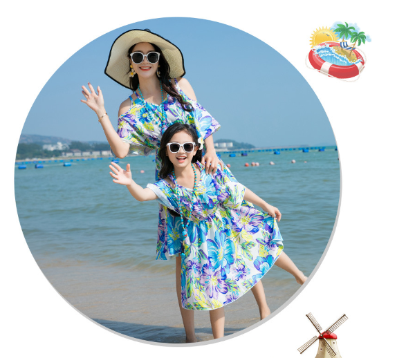 Sweet Chiffon Beach Dress Image