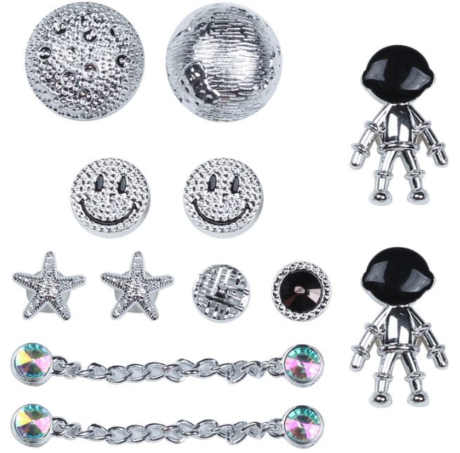 Crystal diamond and chain decoration for Croc Charm shoe buckle garden shoes decoration fit woman children of gift first choice