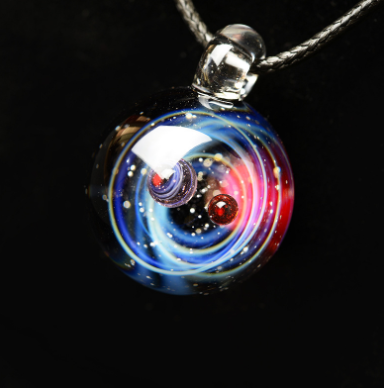 Creative Glass Pendant Necklace 1