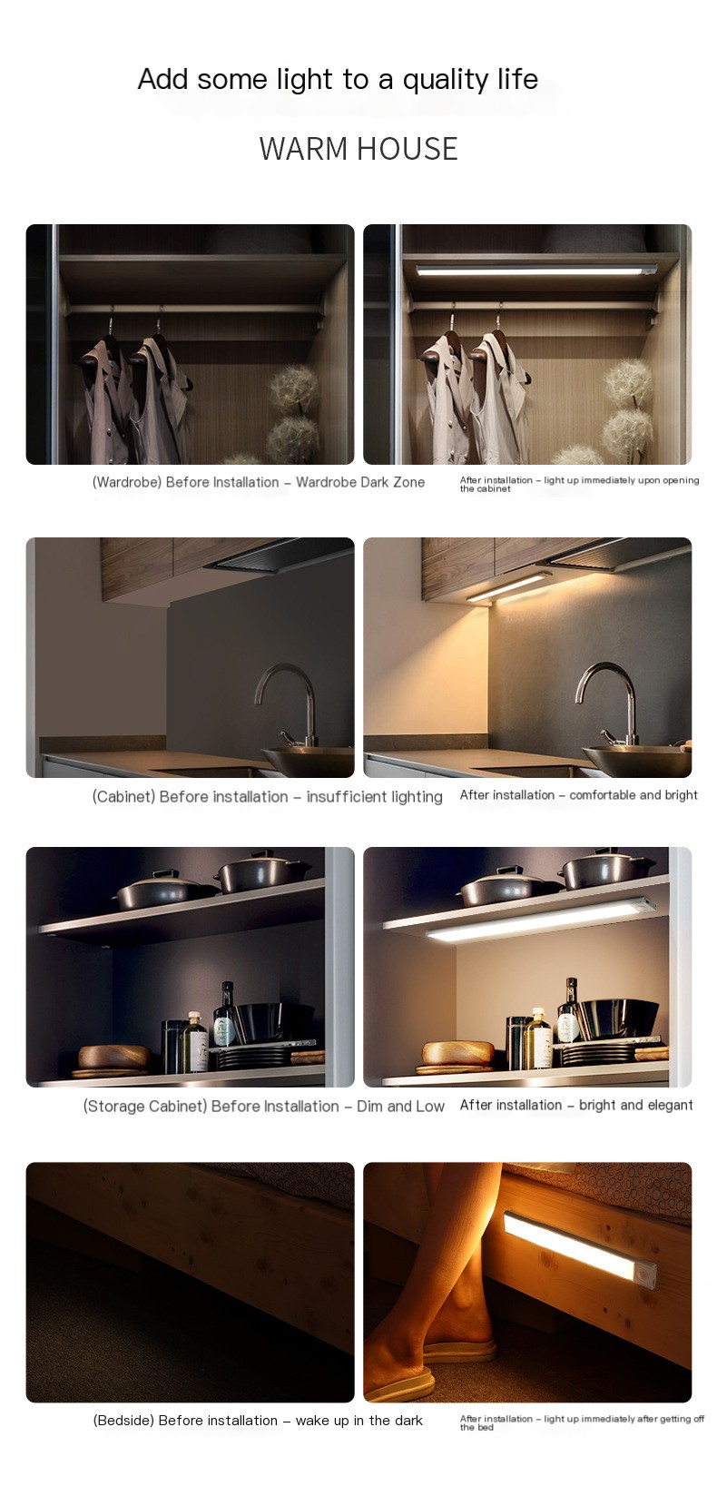 Induction Light Strip features