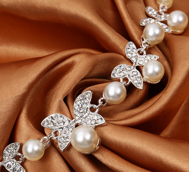 Bridal Necklace and Earrings Set 4