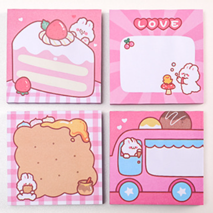 Brae Rabbit Girl Post-it Notes Designs