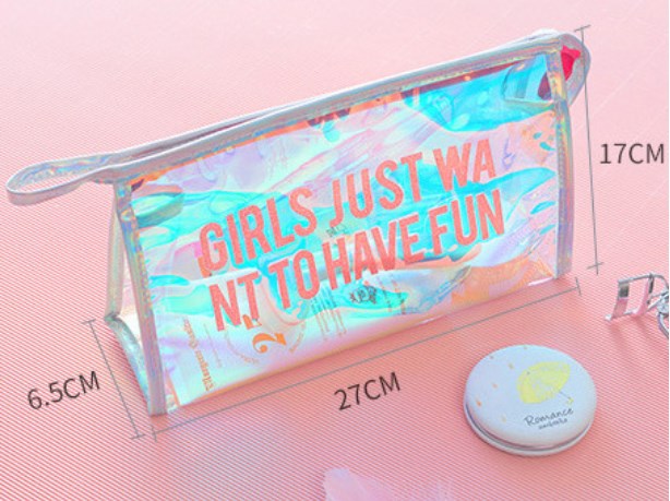 Laser Travel Makeup Bag