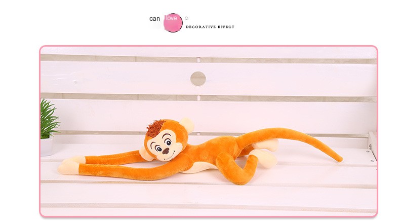 Pink monkey plush toy