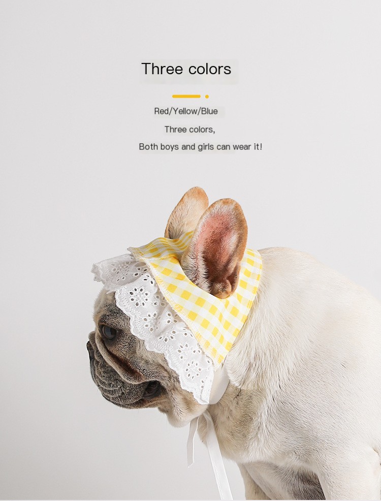 Summer Lace Faux Paw Corgi Teddy Sun Hat - Image 3