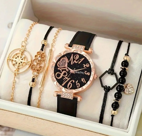 Elegant Bracelet and Watch Set