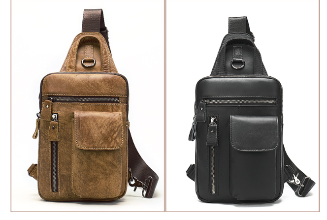 Men's Chest Bag - Black