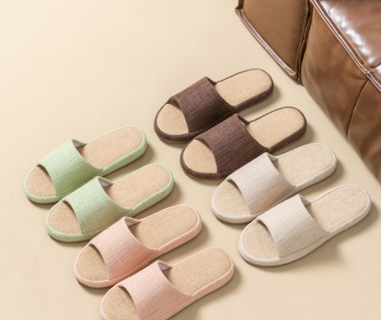 Cotton and Linen Slippers