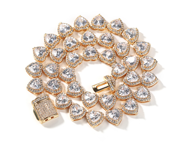Love Diamond Hip Hop Necklace