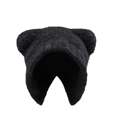 Bear Ear Hat White