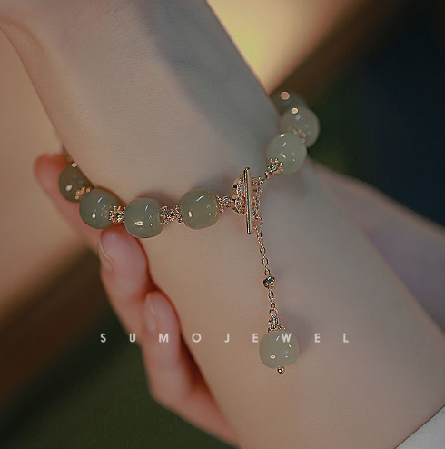 Bamboo Ring Orchid Bracelet