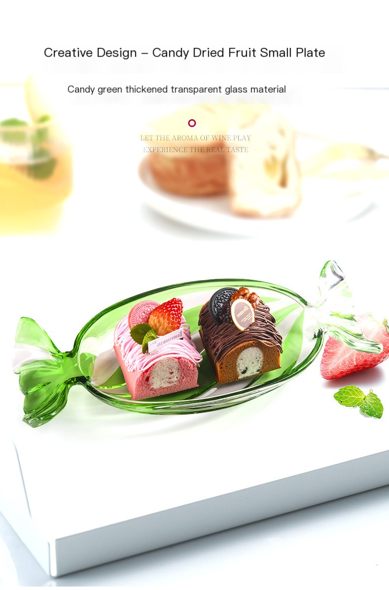 Candy-shaped fruit plate