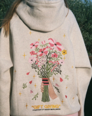 Flower Hoodie Image 2