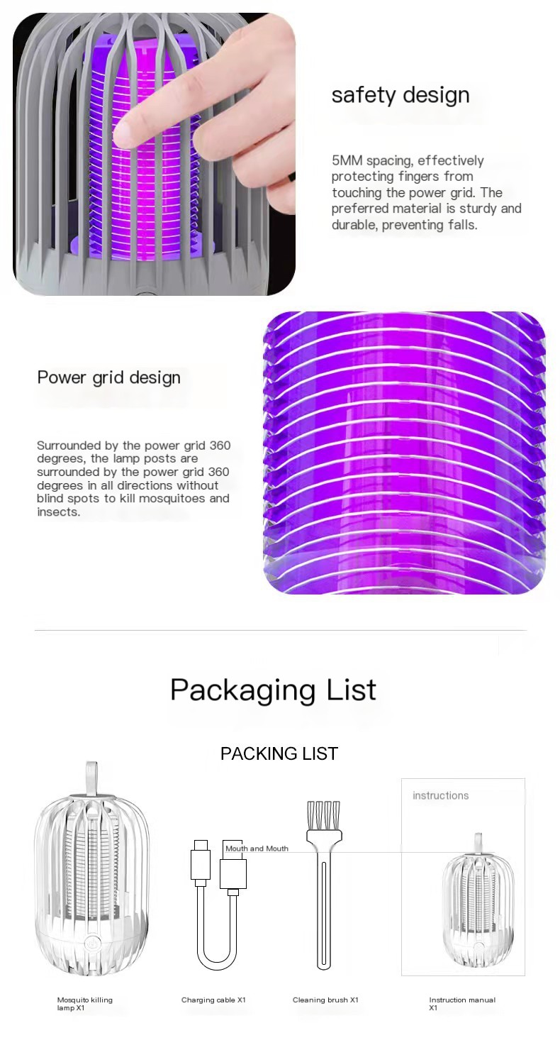 Bird Cage Electric Mosquito Lamp Image 1