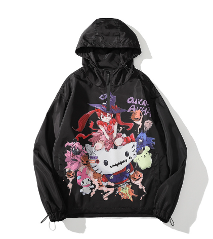 Anime Windbreaker Detail View