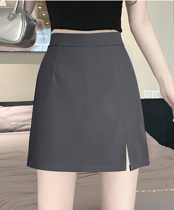 Slit High Waist Skirt 3