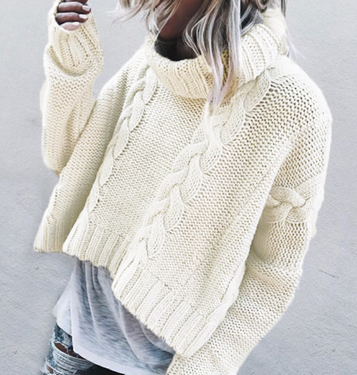 High Neck Sweater Image 4