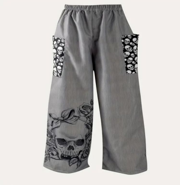 Boho Casual Style Wide-leg Pants - Image 4