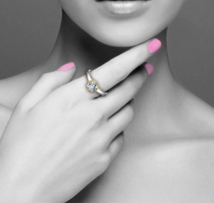 Crown Engagement Ring