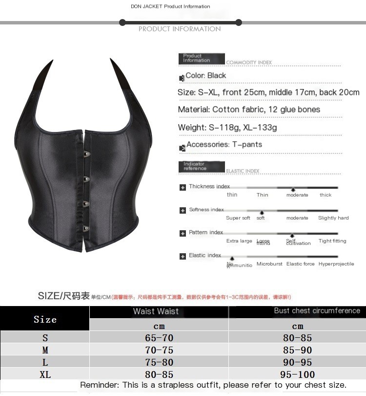 Elegant Black Strapless Top