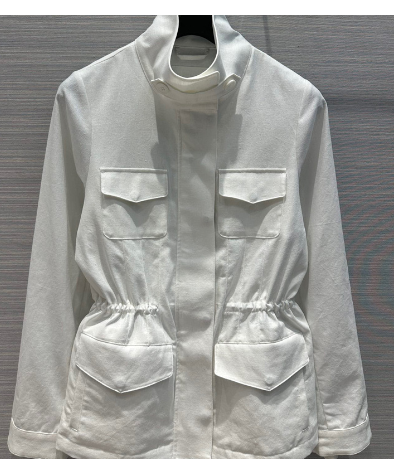 Casual Drawstring Waist Jacket Image 4
