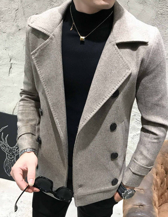 Men's Wool Coat Image 3