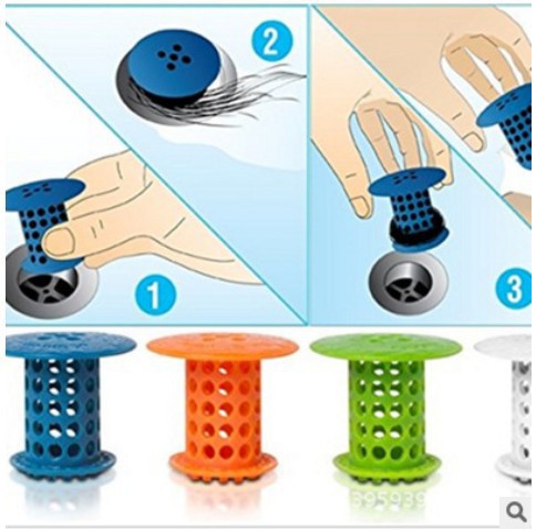 Pool Hair Anti-Clogging Device - Green