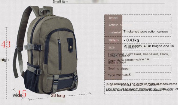 Retro Canvas Bag Image 2