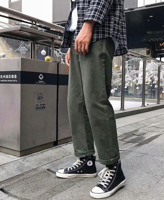 Casual Pants Solid Color Overalls
