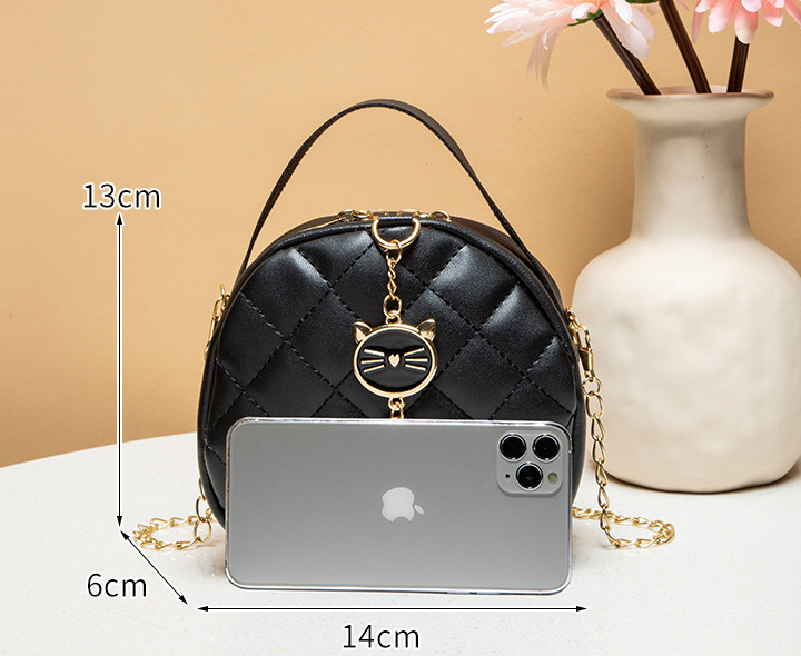 Small Round Bag White