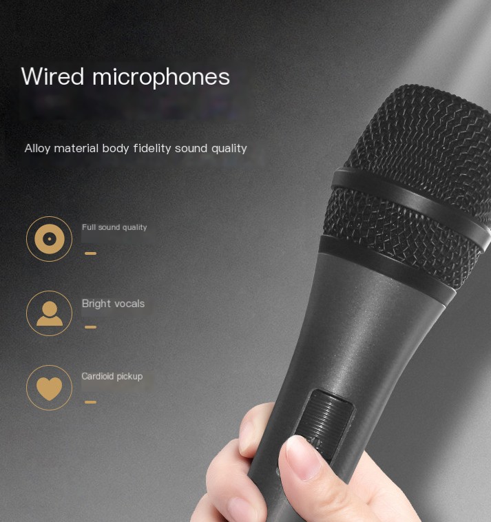 Metal Wired Microphone Image 1
