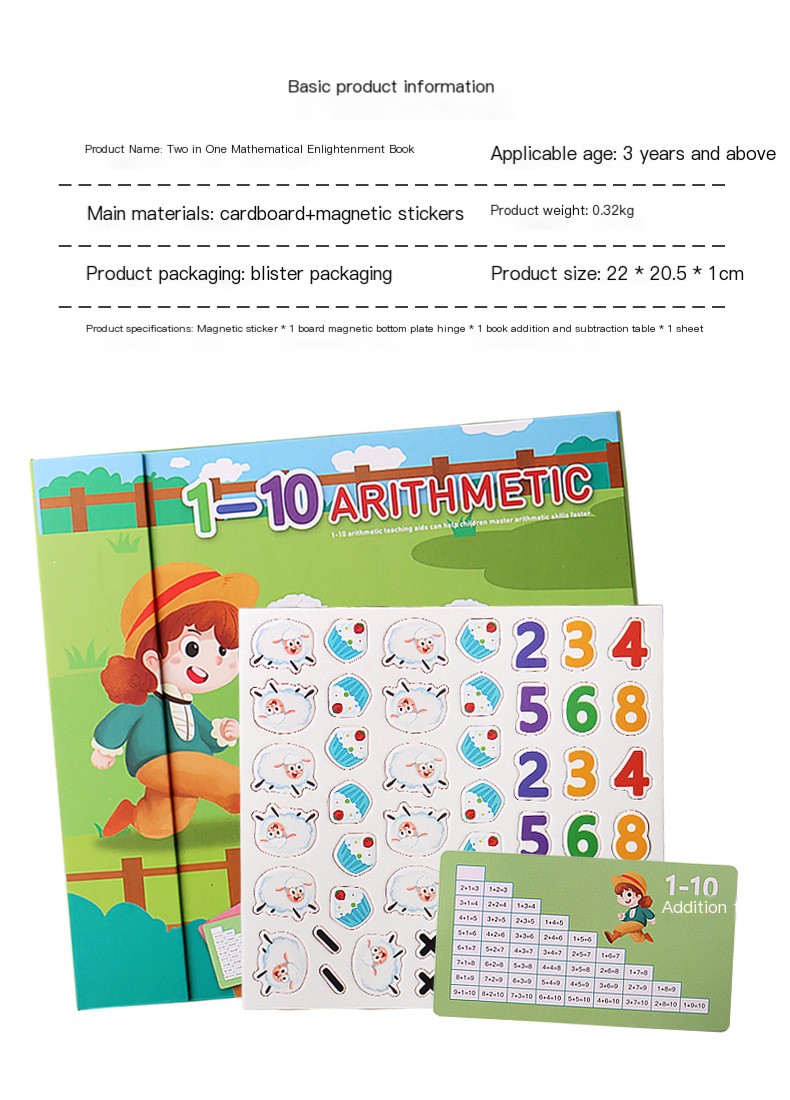 Magnetic Arithmetic Book