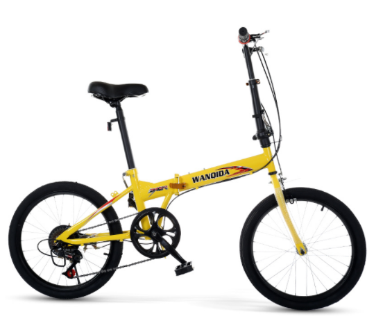 Selfree Folding Shifting Bike Female Male Adult Student Ultra-light Portable Folding Leisure Bike Twitter Bicicletta Pieghevole&&Red&&24*15(150-165cm)