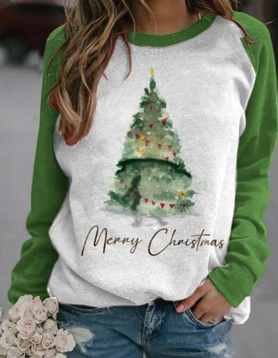 Christmas Women's Round Neck Sweater 3