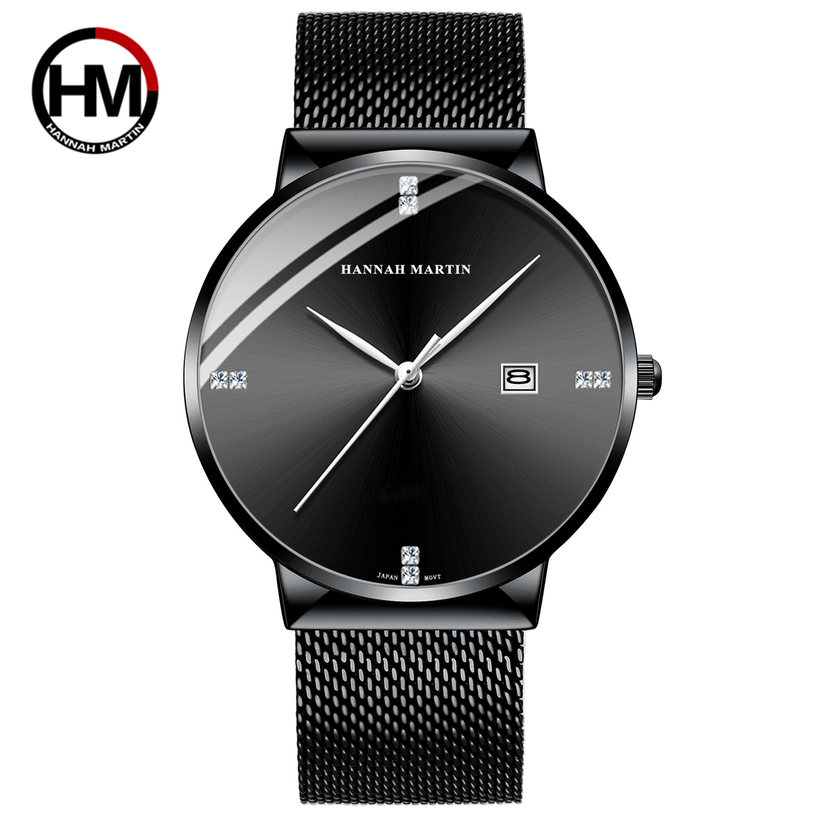 Water-resistant quartz watch