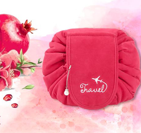 Flannel Makeup Bag